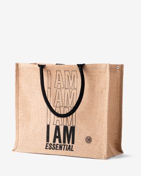 Bolsa de Juta I Am Essential