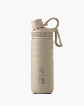 Garrafa Térmica Fit I Am Essential Bege